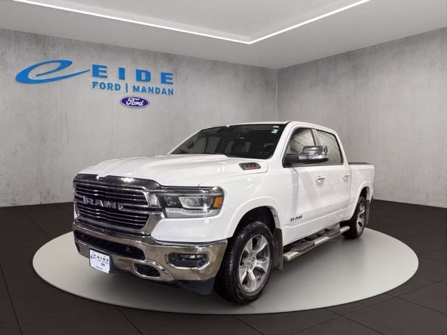 2022 Bright White Clearcoat Ram 1500 Laramie 4X4 Truck