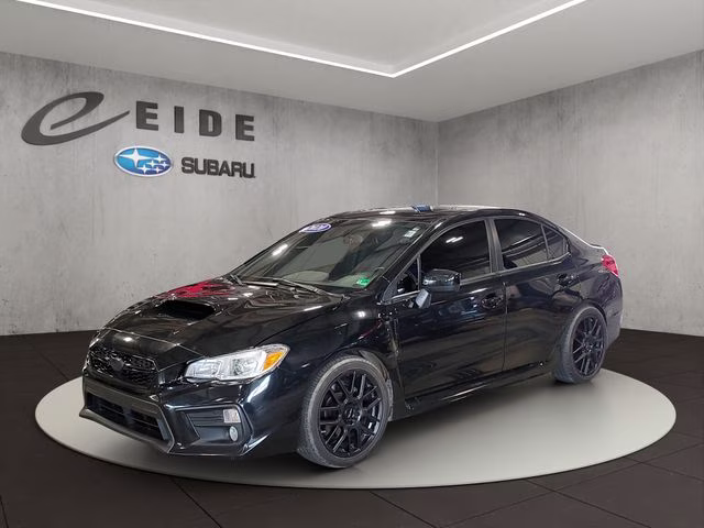 2020 Crystal Black Silica Subaru WRX Premium AWD Sedan