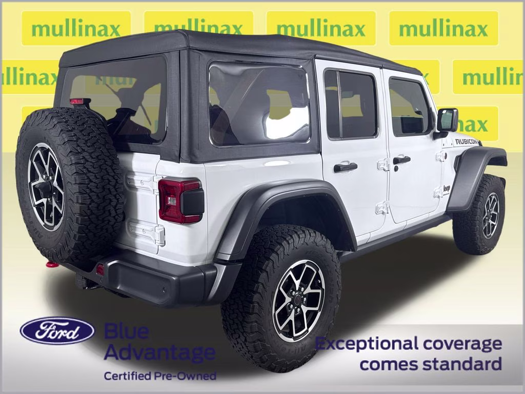 2025 Bright White Clearcoat Jeep Wrangler Rubicon 4X4 SUV