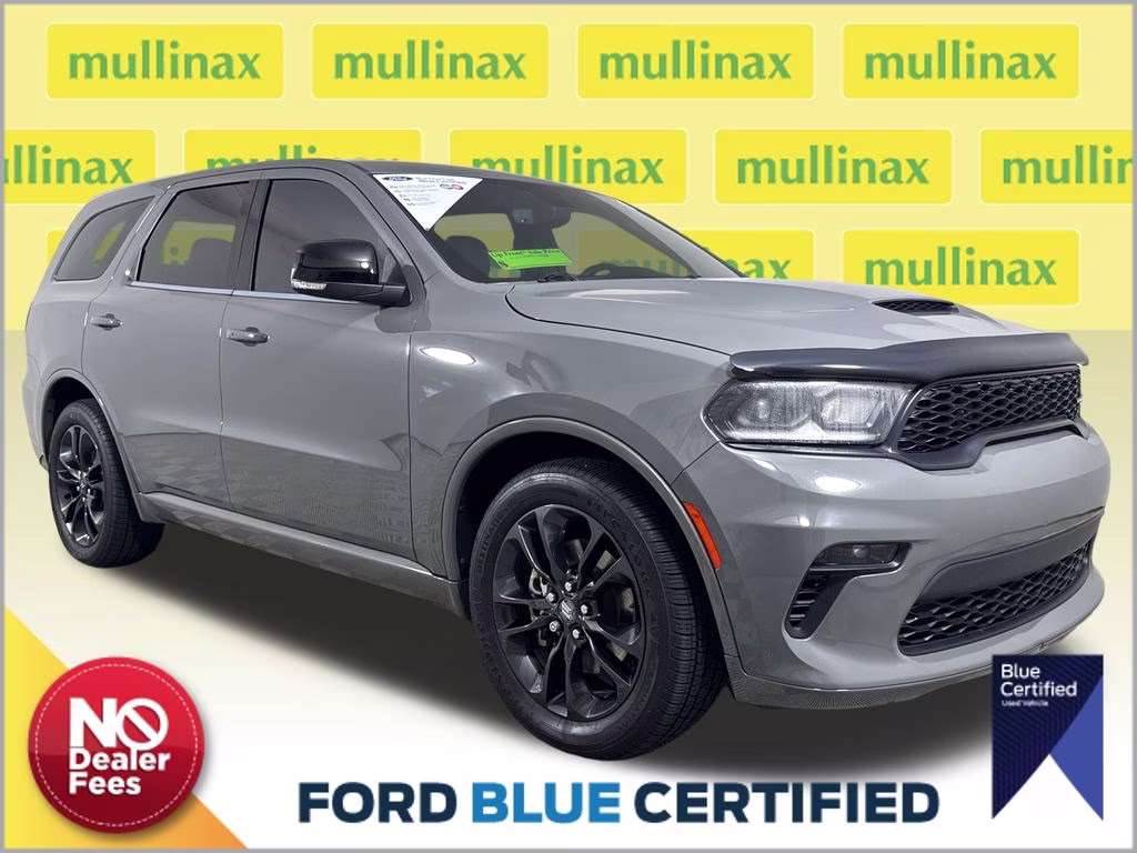 2021 Destroyer Gray Clearcoat Dodge Durango GT Plus RWD SUV