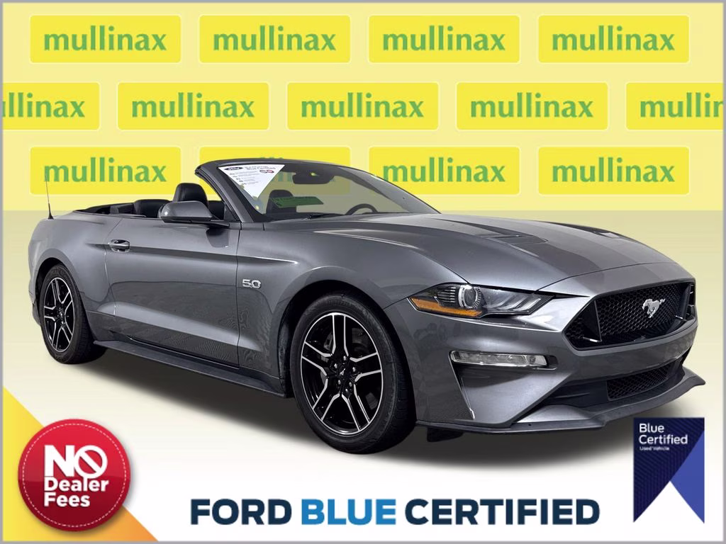 2021 Carbonized Gray Metallic Ford Mustang GT Premium RWD Convertible