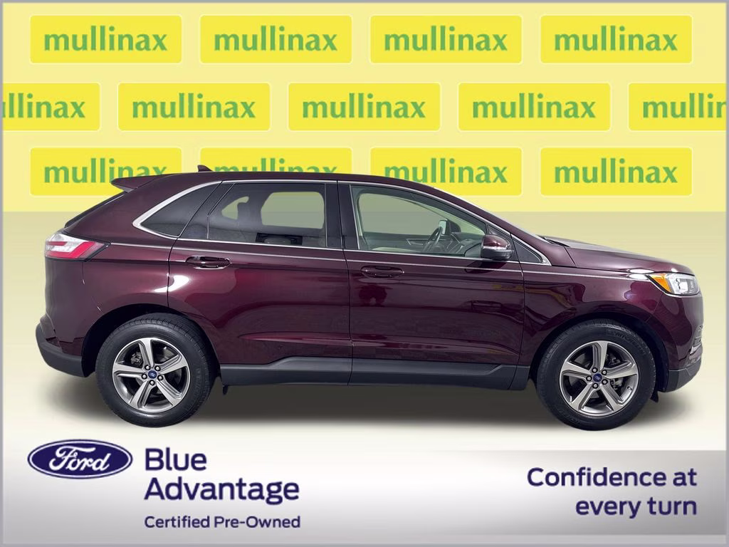 2020 Burgundy Velvet Metallic Tinted Clearcoat Ford Edge SEL FWD SUV