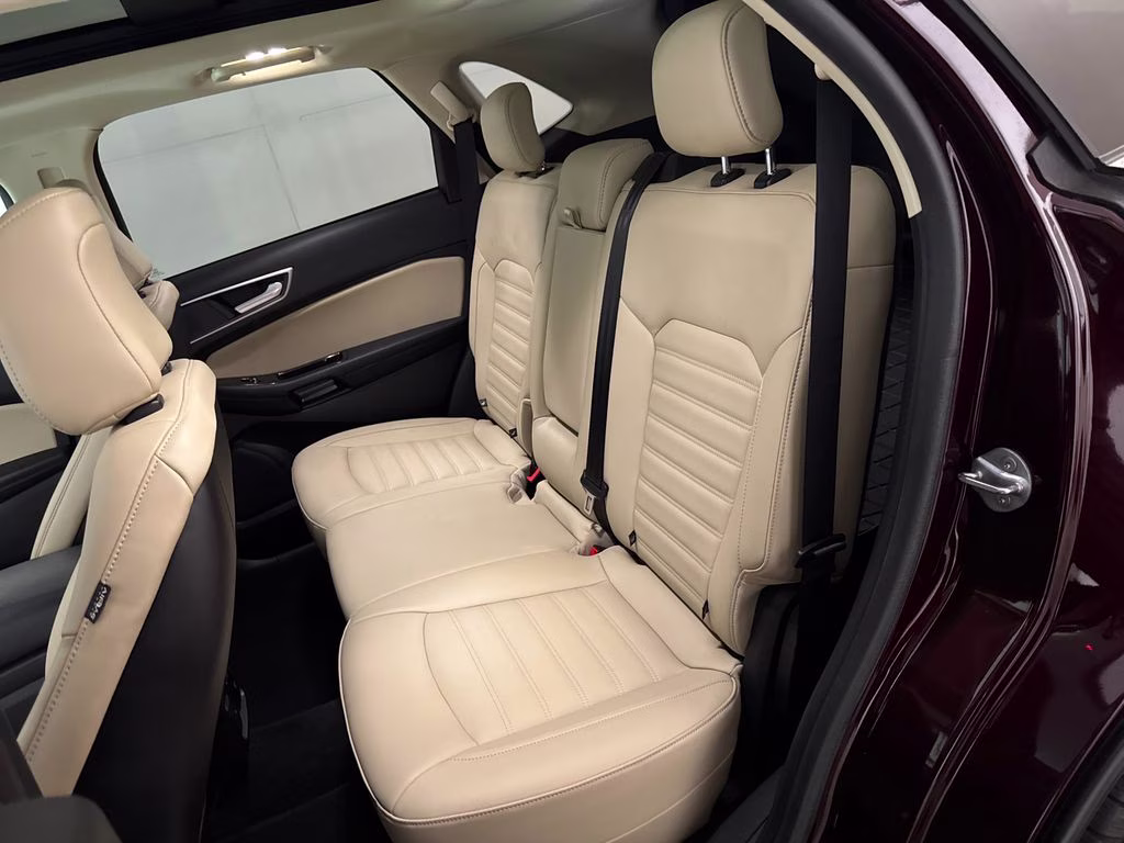 2020 Burgundy Velvet Metallic Tinted Clearcoat Ford Edge SEL FWD SUV