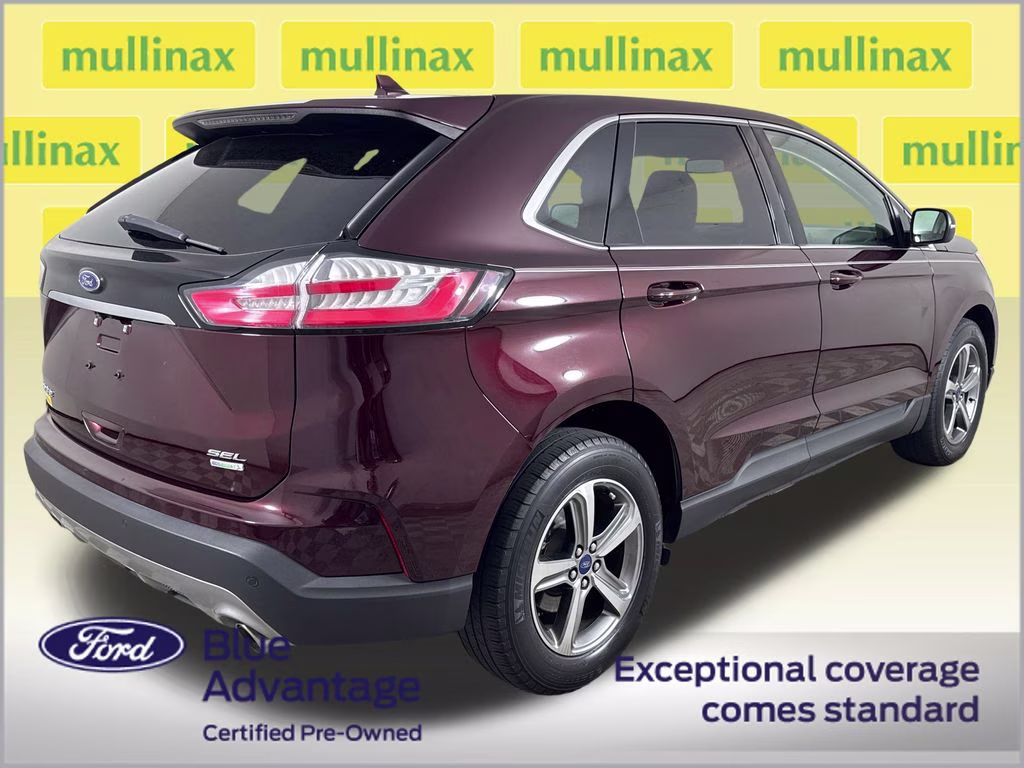 2020 Burgundy Velvet Metallic Tinted Clearcoat Ford Edge SEL FWD SUV