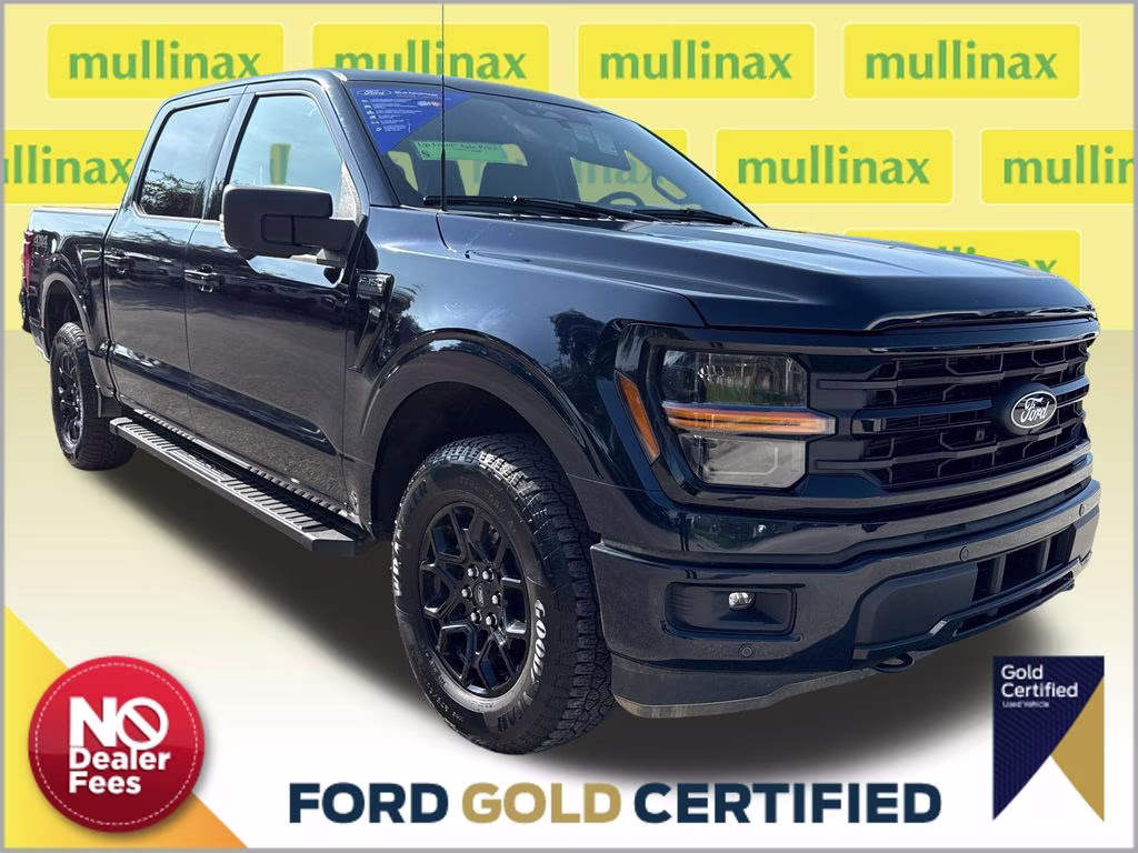 2025 Antimatter Blue Metallic Ford F-150 XLT 4X4 Truck
