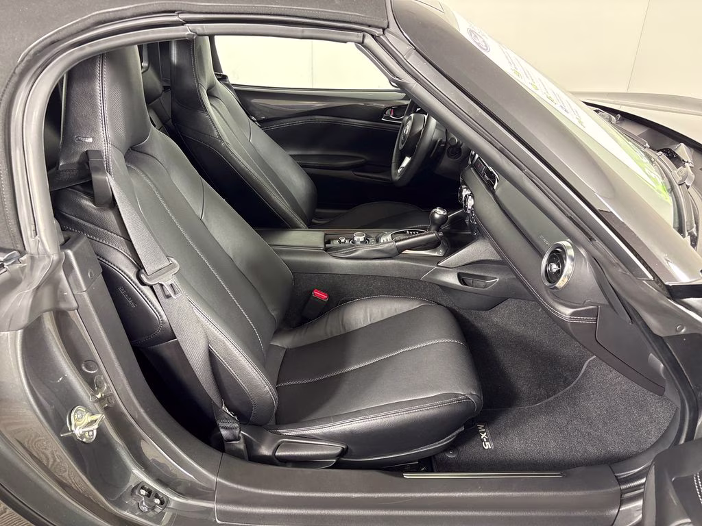 2023 Machine Gray Metallic Mazda MX-5 Miata Grand Touring RWD Convertible