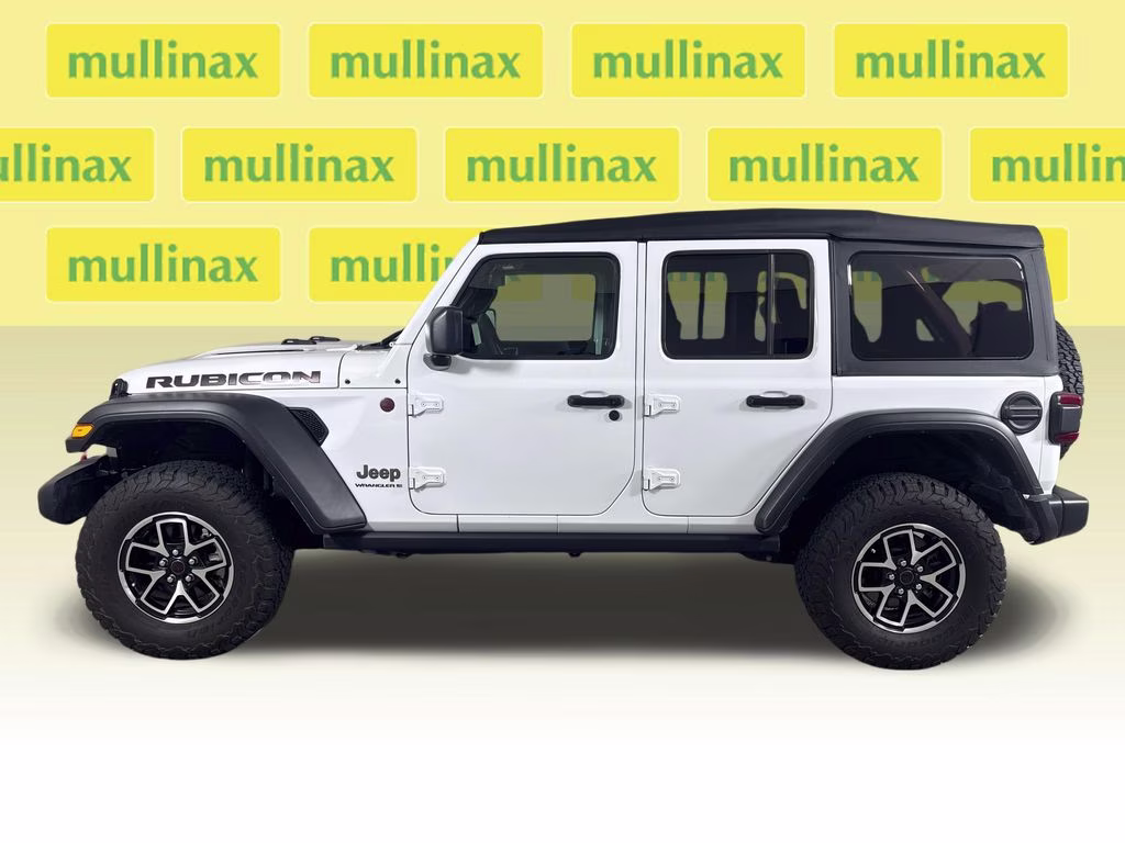 2025 Bright White Clearcoat Jeep Wrangler Rubicon 4X4 SUV