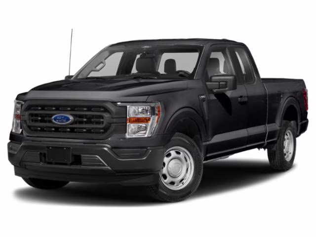 2021 Black Ford F-150 XL RWD Truck
