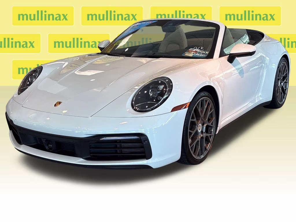 2020 Carrara White Metallic Porsche 911 Carrera RWD Convertible