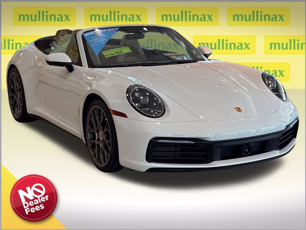2020 Carrara White Metallic Porsche 911 Carrera RWD Convertible