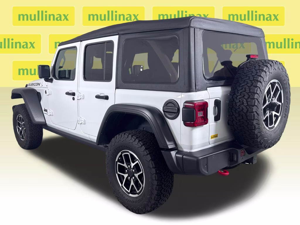 2025 Bright White Clearcoat Jeep Wrangler Rubicon 4X4 SUV