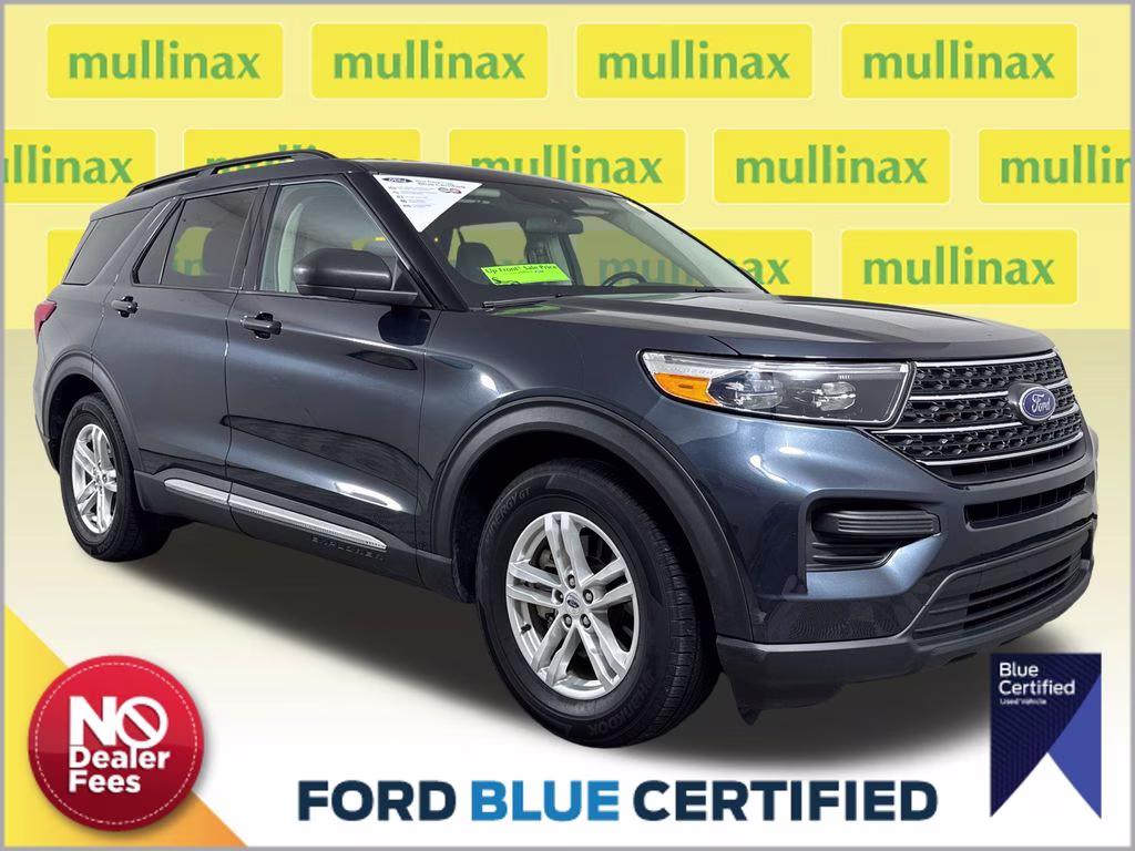 2022 Blue Metallic Ford Explorer XLT RWD SUV
