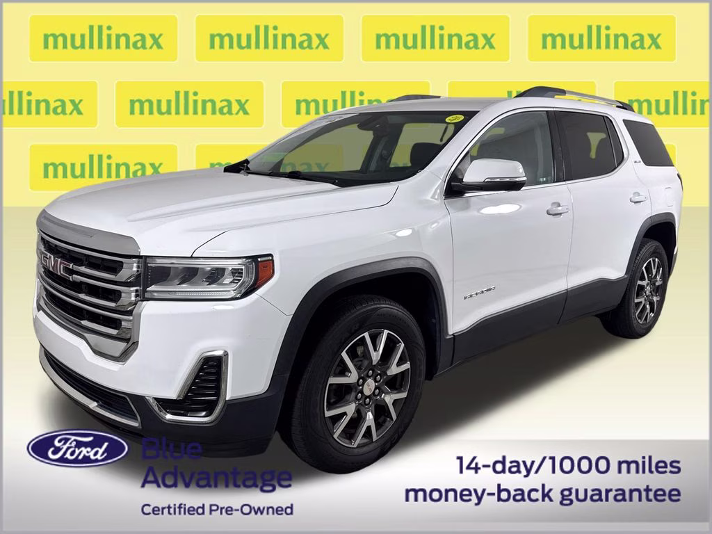 2021 Summit White GMC Acadia SLE FWD SUV