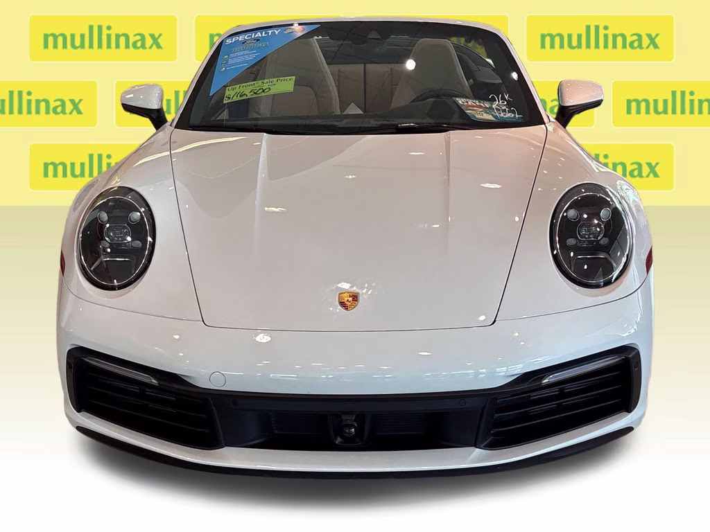 2020 Carrara White Metallic Porsche 911 Carrera RWD Convertible