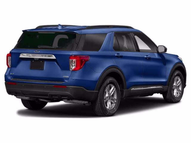 2020 Atlas Blue Metallic Ford Explorer XLT RWD SUV