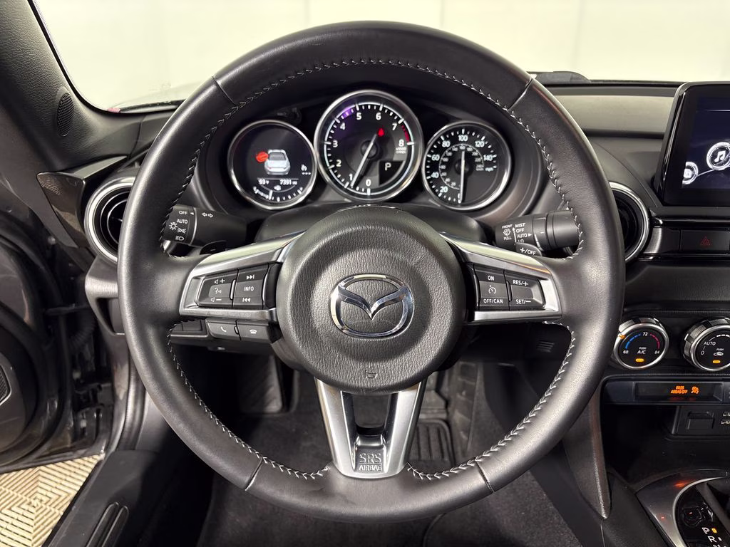 2023 Machine Gray Metallic Mazda MX-5 Miata Grand Touring RWD Convertible