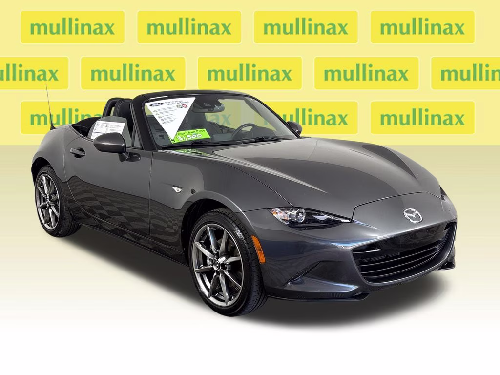 2023 Machine Gray Metallic Mazda MX-5 Miata Grand Touring RWD Convertible