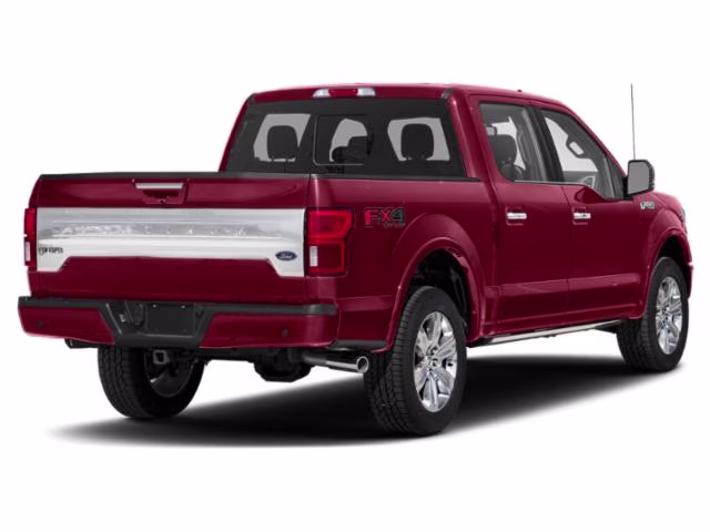 2018 Ruby Red Metallic Tinted Clearcoat Ford F-150 Platinum 4X4 Truck