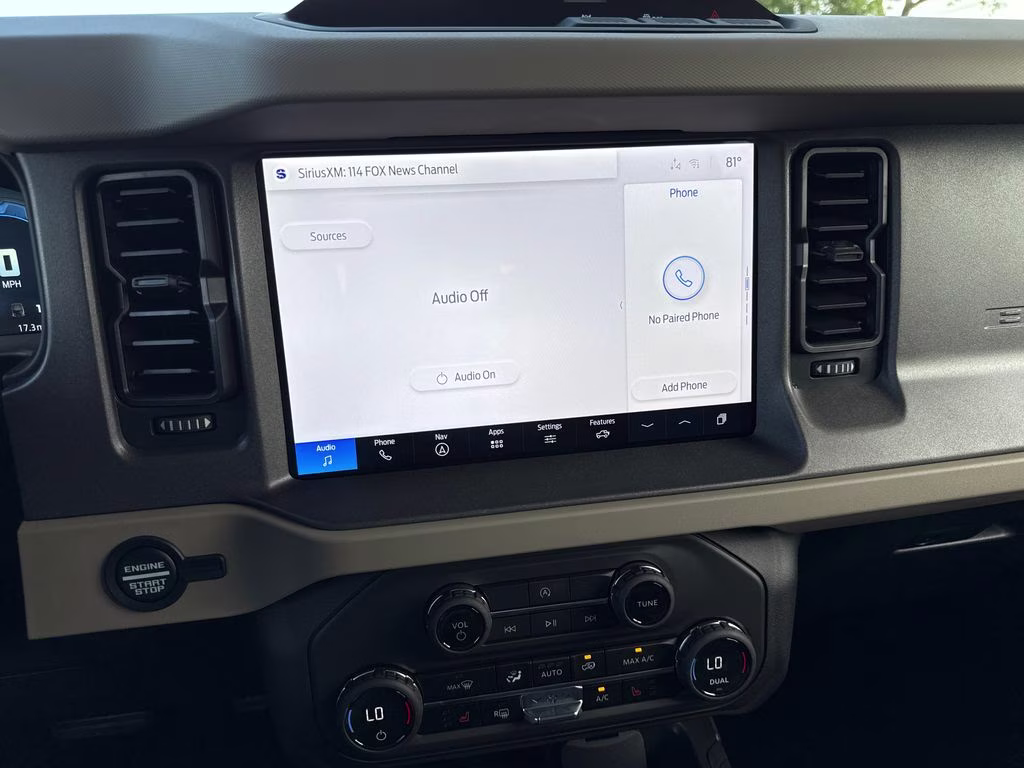 2026 Avalanche Gray Ford Bronco Big Bend 4X4 SUV