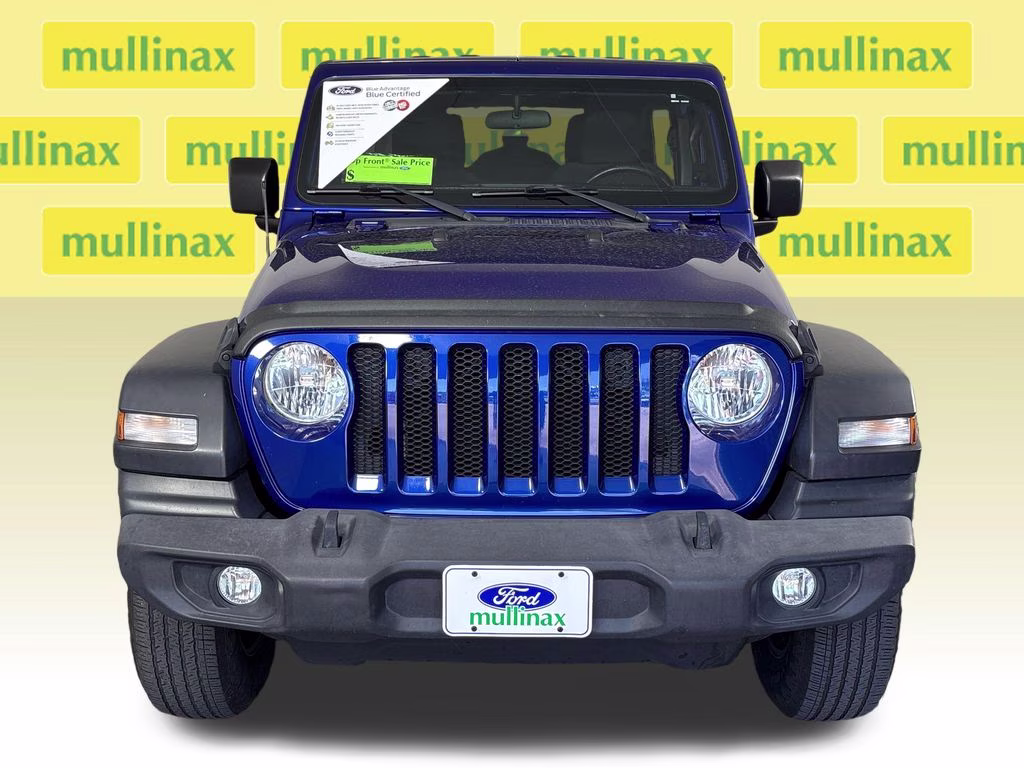 2018 Ocean Blue Metallic Clearcoat Jeep Wrangler Unlimited Sport S 4X4 SUV