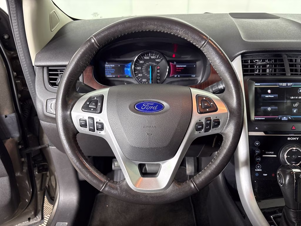 2014 Mineral Gray Metallic Ford Edge Limited FWD SUV
