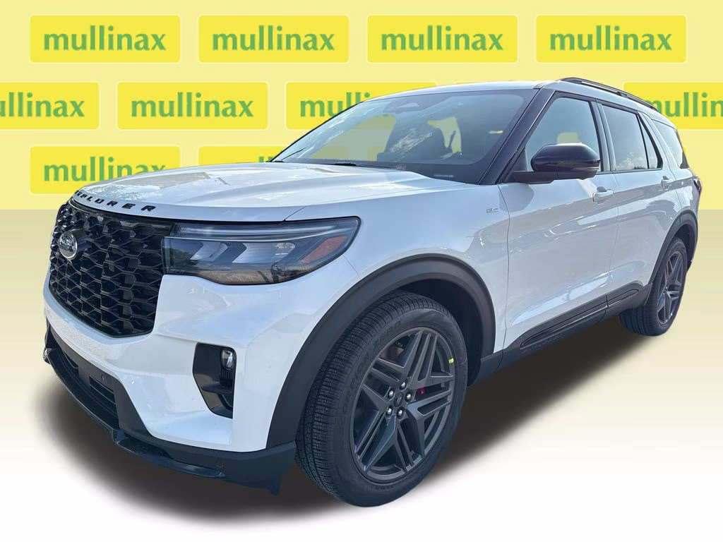 2026 Star White Metallic TC Ford Explorer ST-Line RWD SUV