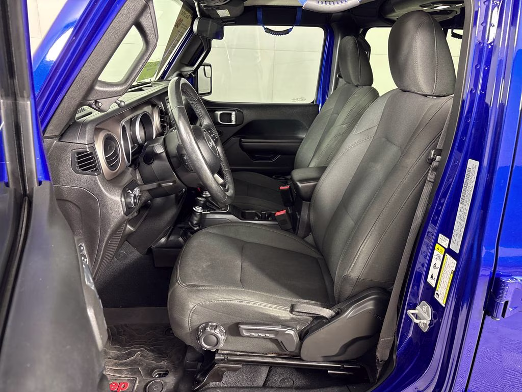 2018 Ocean Blue Metallic Clearcoat Jeep Wrangler Unlimited Sport S 4X4 SUV