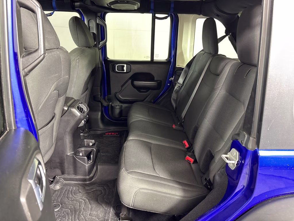 2018 Ocean Blue Metallic Clearcoat Jeep Wrangler Unlimited Sport S 4X4 SUV