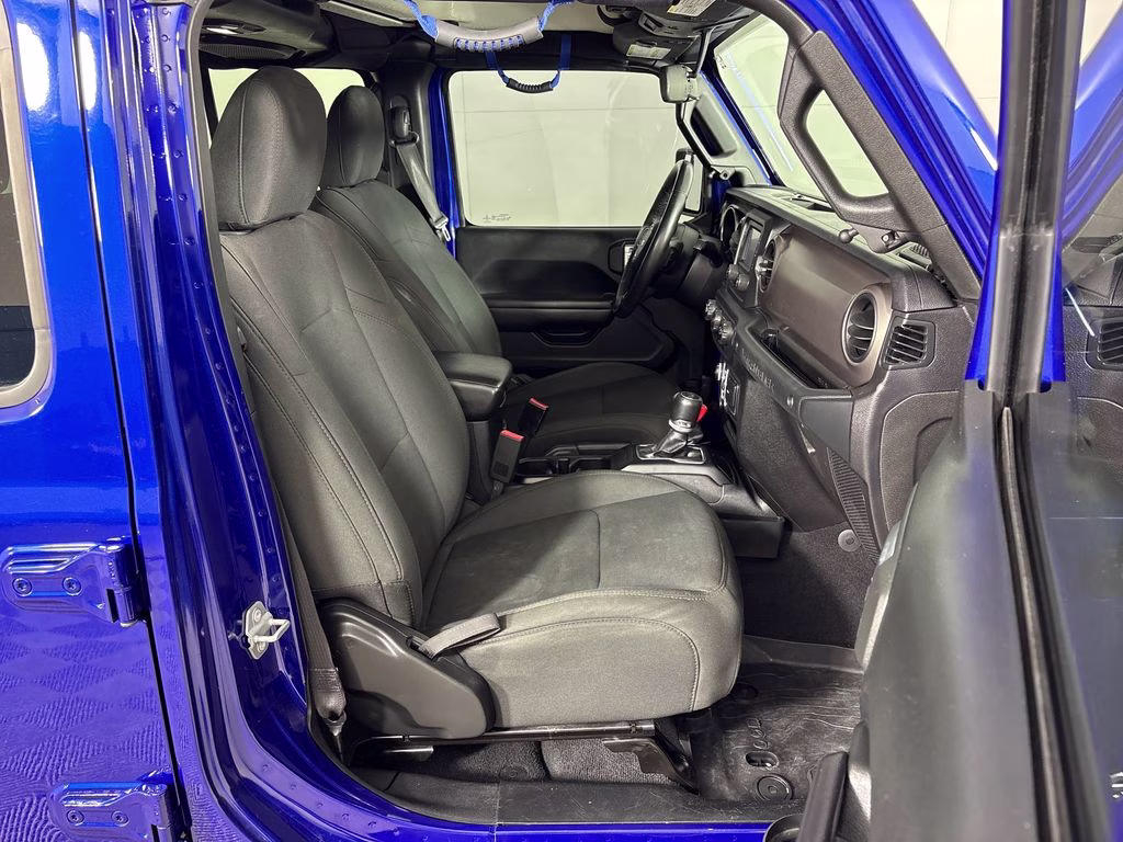 2018 Ocean Blue Metallic Clearcoat Jeep Wrangler Unlimited Sport S 4X4 SUV