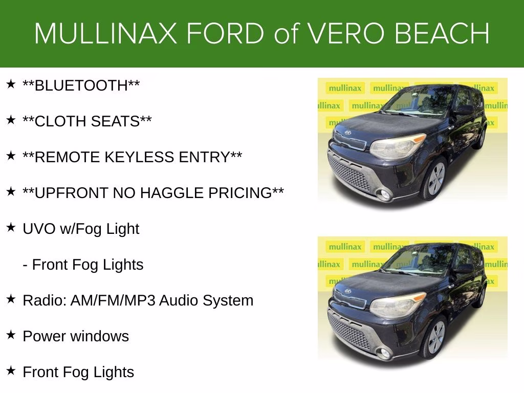 2015 Shadow Black Kia Soul Base FWD Hatchback