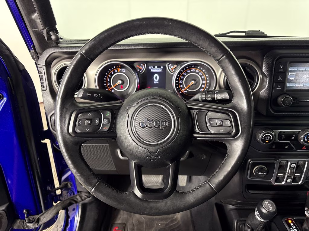 2018 Ocean Blue Metallic Clearcoat Jeep Wrangler Unlimited Sport S 4X4 SUV