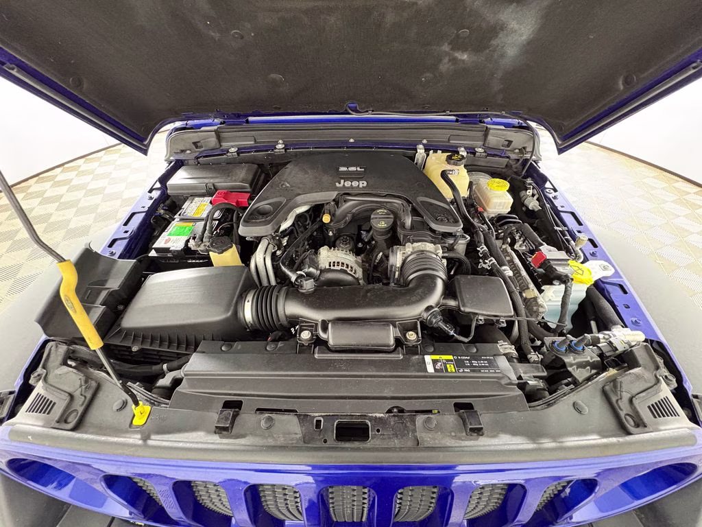 2018 Ocean Blue Metallic Clearcoat Jeep Wrangler Unlimited Sport S 4X4 SUV