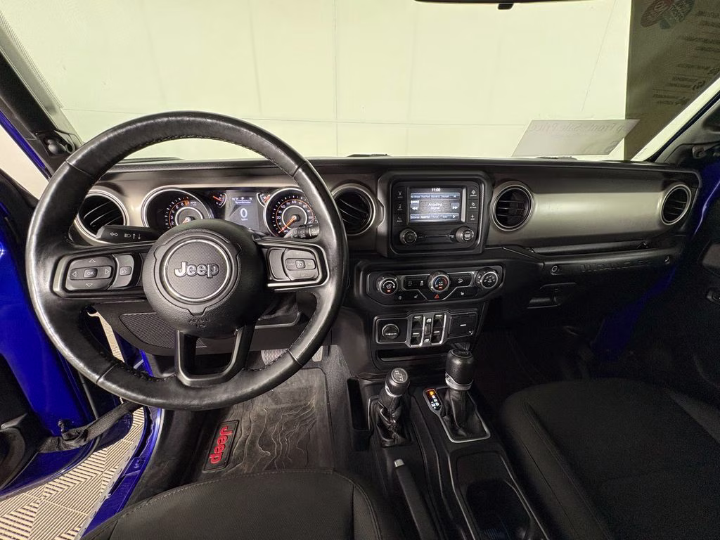 2018 Ocean Blue Metallic Clearcoat Jeep Wrangler Unlimited Sport S 4X4 SUV