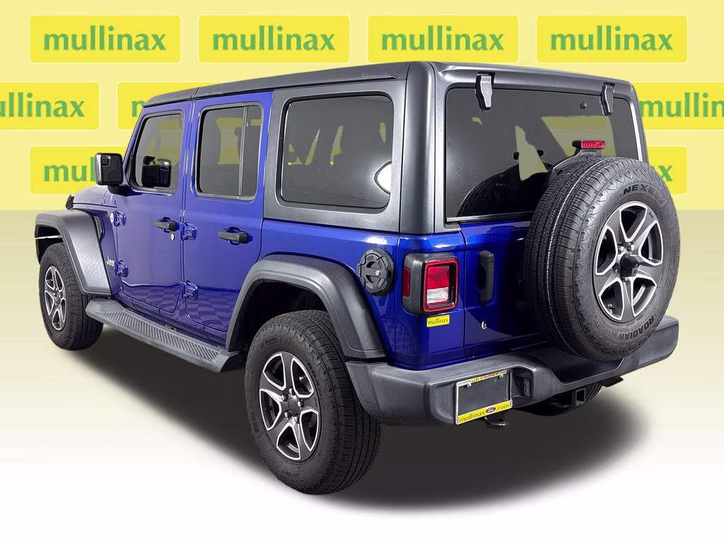 2018 Ocean Blue Metallic Clearcoat Jeep Wrangler Unlimited Sport S 4X4 SUV
