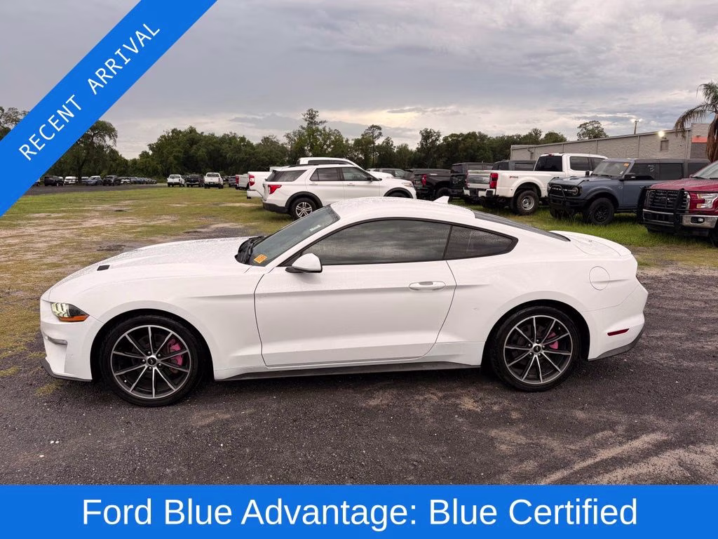 2020 Oxford White Ford Mustang EcoBoost RWD Coupe