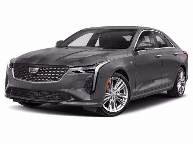 2022 Satin Steel Metallic Cadillac CT4 Premium Luxury RWD Sedan