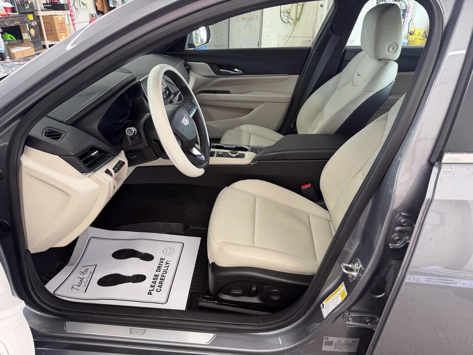 2022 Satin Steel Metallic Cadillac CT4 Premium Luxury RWD Sedan