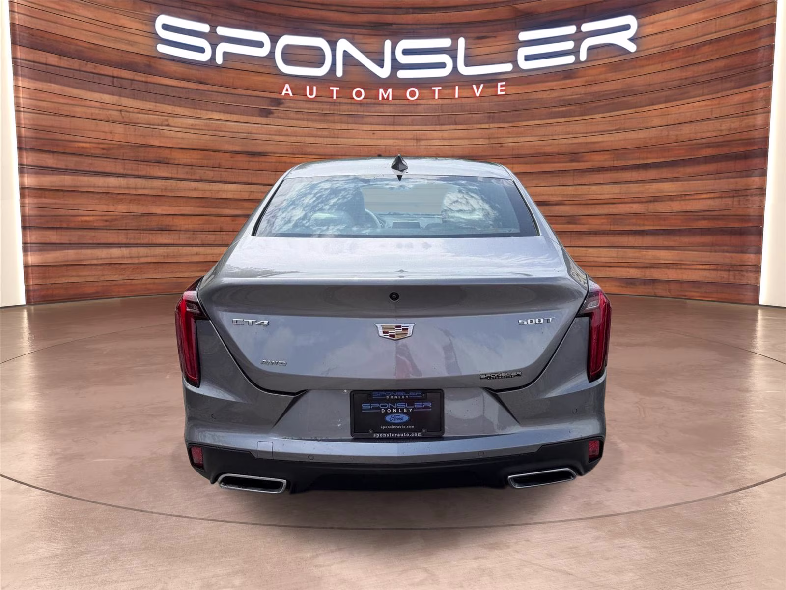 2022 Satin Steel Metallic Cadillac CT4 Premium Luxury RWD Sedan