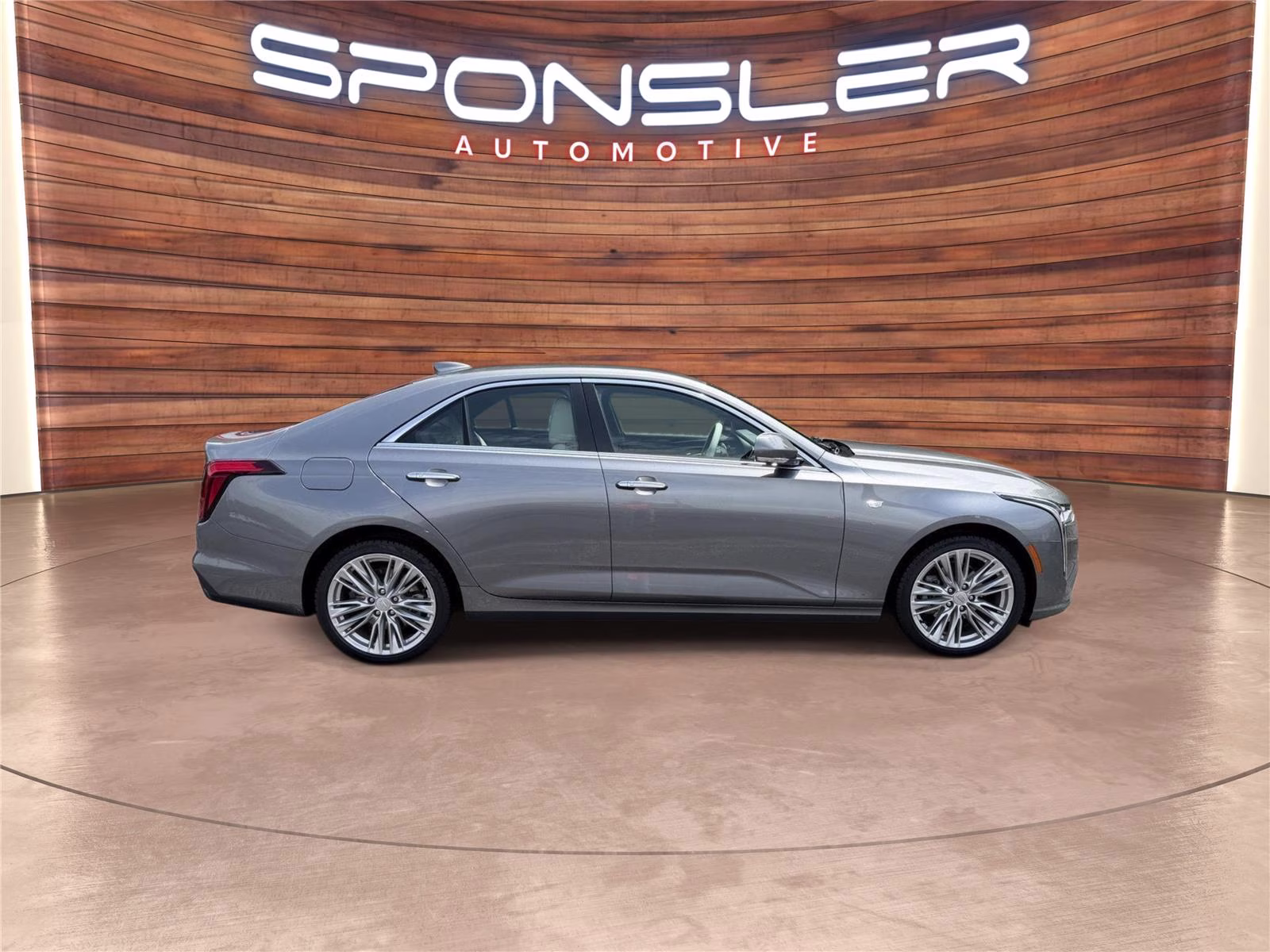 2022 Satin Steel Metallic Cadillac CT4 Premium Luxury RWD Sedan