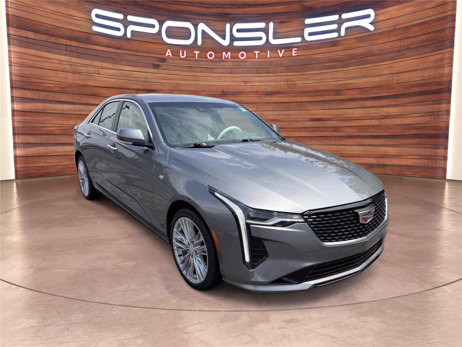 2022 Satin Steel Metallic Cadillac CT4 Premium Luxury RWD Sedan