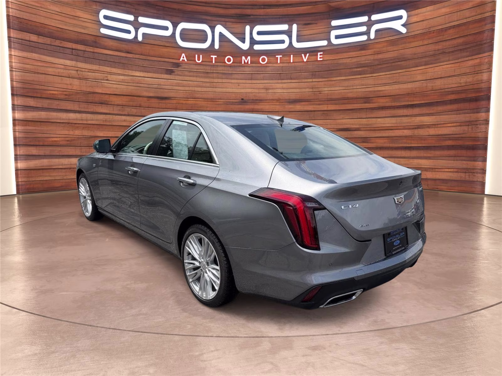 2022 Satin Steel Metallic Cadillac CT4 Premium Luxury RWD Sedan