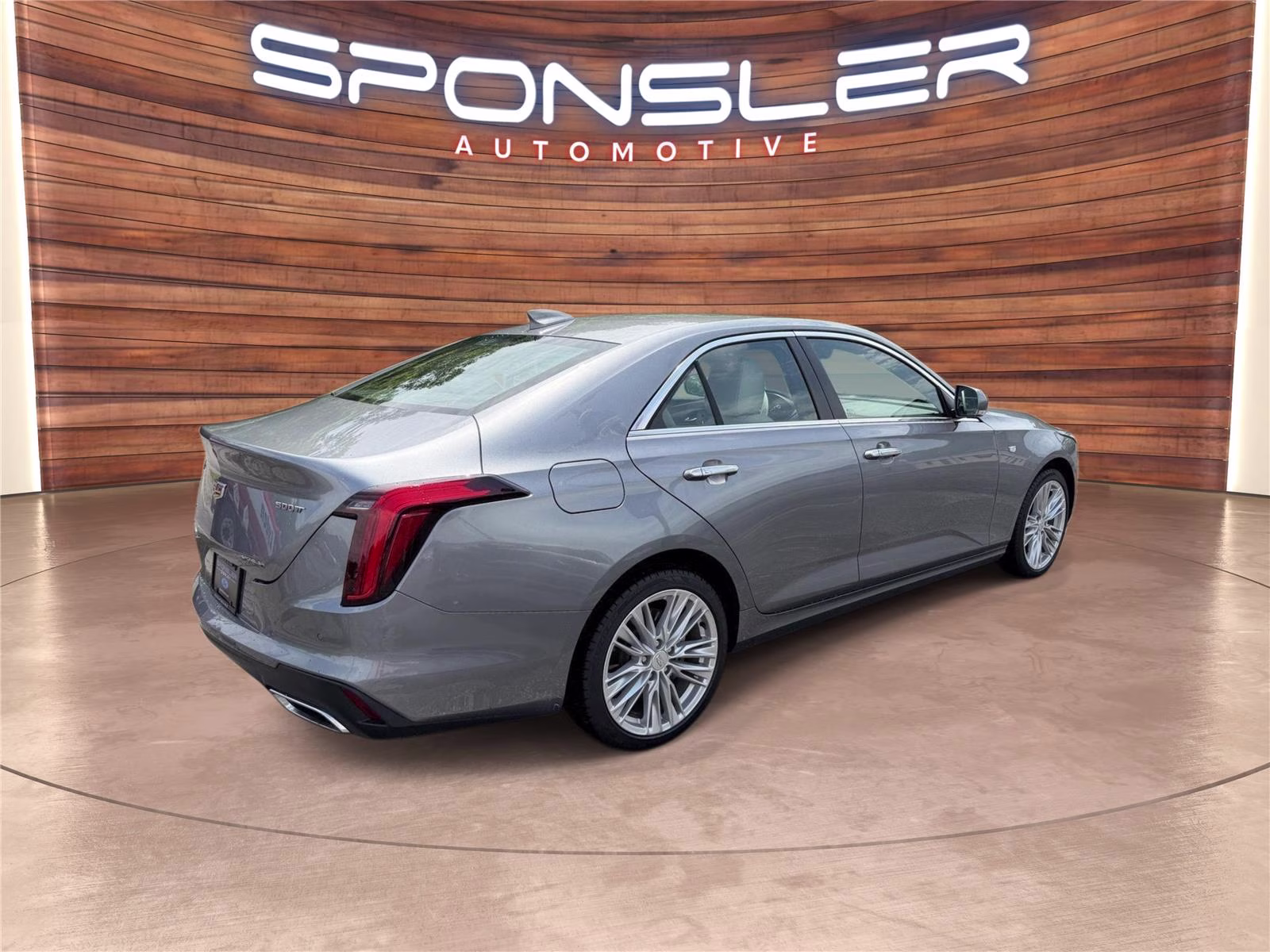 2022 Satin Steel Metallic Cadillac CT4 Premium Luxury RWD Sedan