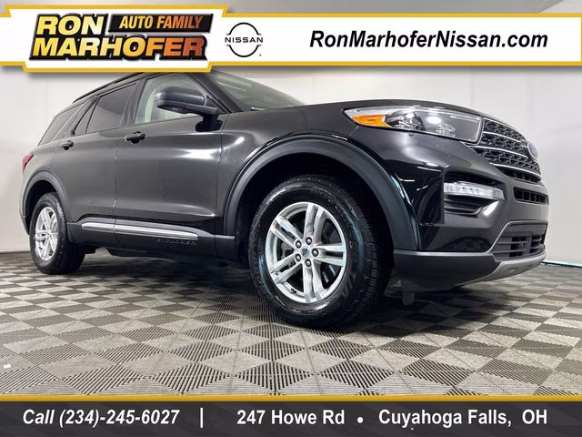 2020 Black Metallic Ford Explorer XLT 4X4 SUV