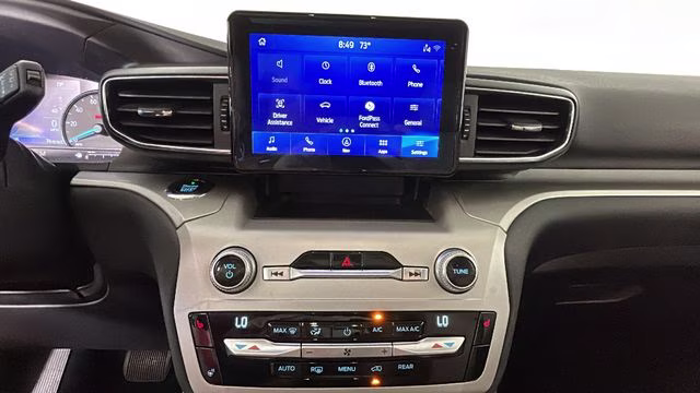 2020 Black Metallic Ford Explorer XLT 4X4 SUV