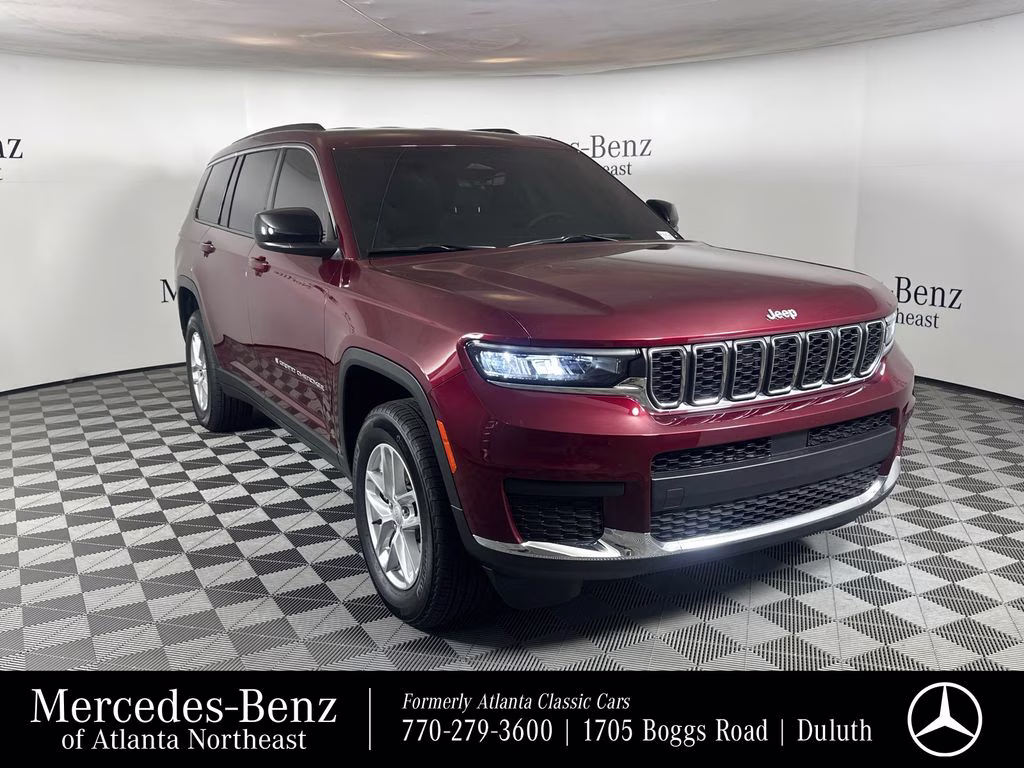 2025 Velvet Red Pearlcoat Jeep Grand Cherokee L Laredo 4X4 SUV