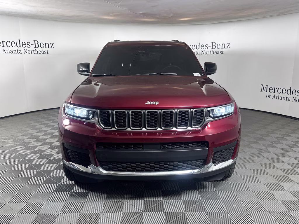 2025 Velvet Red Pearlcoat Jeep Grand Cherokee L Laredo 4X4 SUV