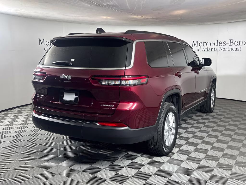 2025 Velvet Red Pearlcoat Jeep Grand Cherokee L Laredo 4X4 SUV