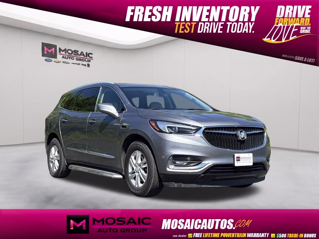 2018 Satin Steel Metallic Buick Enclave Essence AWD SUV