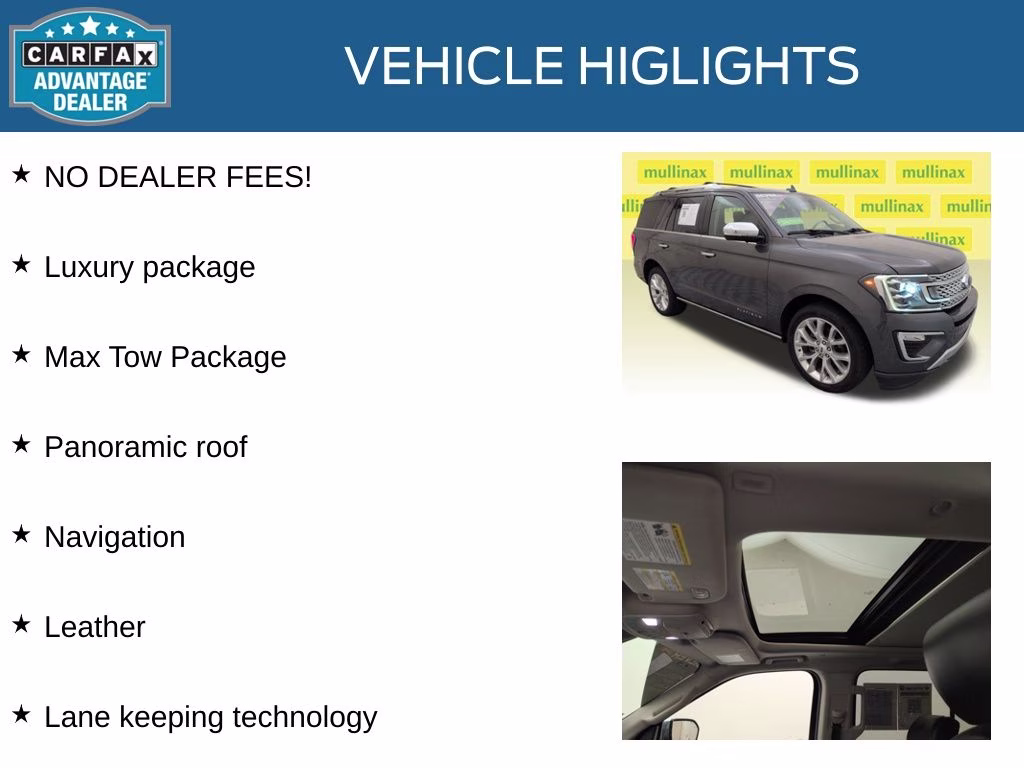 2019 Magnetic Metallic Ford Expedition Platinum 4X4 SUV