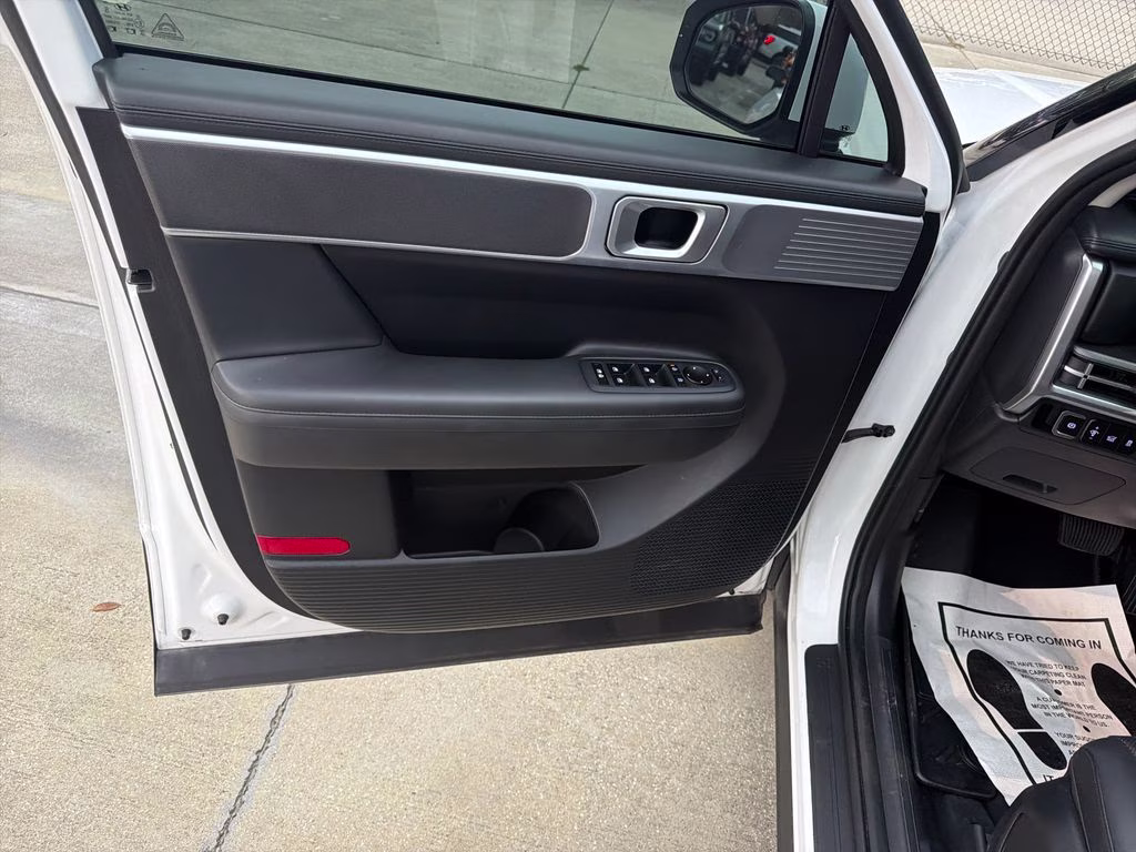 2024 Serenity White Hyundai Santa Fe SEL AWD SUV